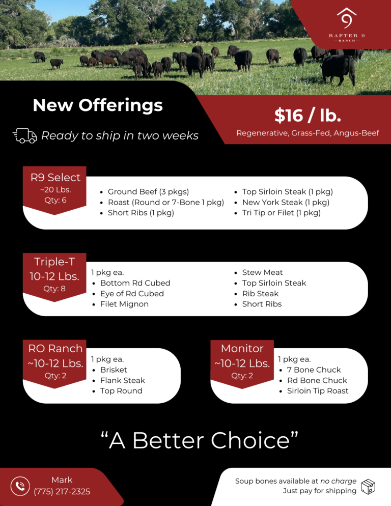 Heritage Beef Boxes: Perfect Portions for Your Family